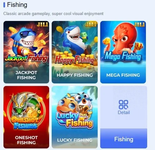 Play fishing games